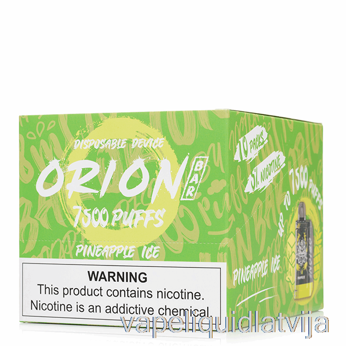 [10 Iepakojumu] Pazaudēts Vape Orion Bar 7500 Vienreizējās Lietošanas Vape šķidrums
